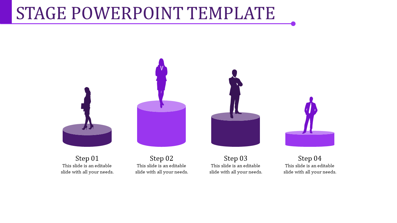 stage powerpoint template-Stage Powerpoint Template-4-Purple